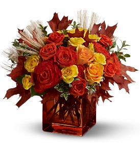 Fine Fall Roses Fall Bouquet