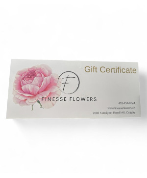 Finesse Flowers Gift Certificate Gift Certificate