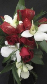 Fire and ice Corsage