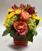 Simply Fire and Ice Fresh Arrangement