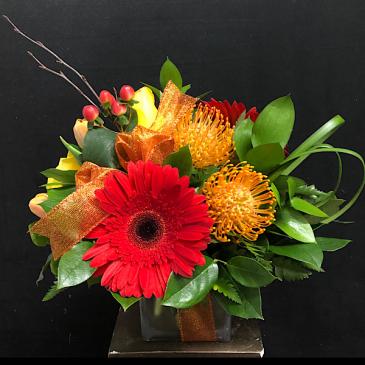 Fire Cube in Chesterfield, MO | ZENGEL FLOWERS AND GIFTS