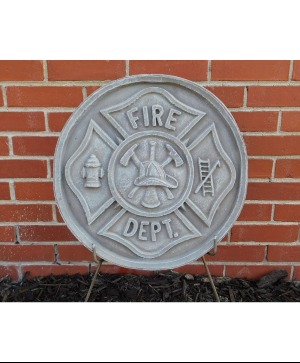 Fire Dept Plaque Concrete