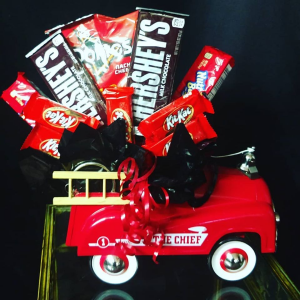 fire truck candy basket CANDY BASKET