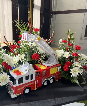 Fireman's Memorail Funeral Arrangement 