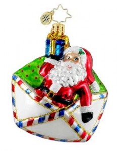 First Class Claus Christopher Radko Ornament