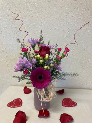 First Love Vase Arrangement