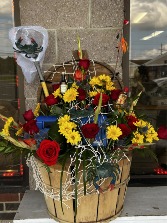 Fisherman's Funeral Arrangement Funeral Flowers