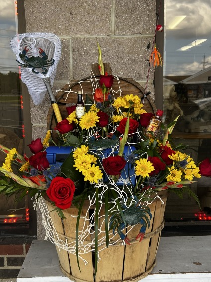 Fisherman's Funeral Arrangement Funeral Flowers