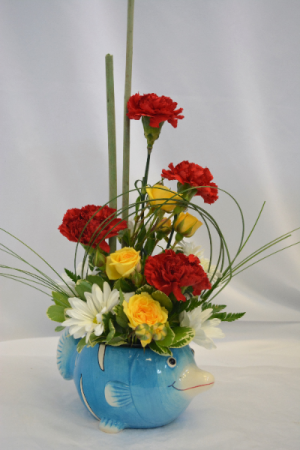 FISHING TO MAKE YOU SMILE Fresh Arrangement