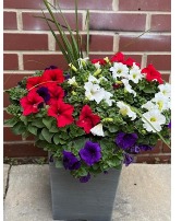 Flag Combo Patio Pot