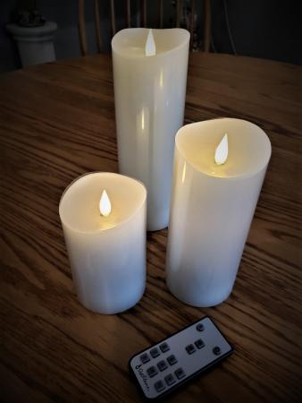 Flameless Pillar Candle 