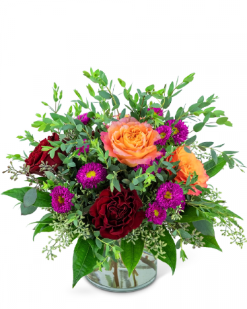 Flamenco Energy Flower Arrangement in Nevada, IA | Flower Bed