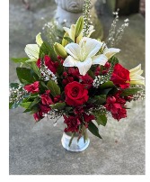 Flaming love Floral design