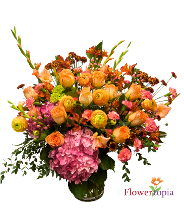 Flawless Fall Flower Arrangement in Miami, FL | FLOWERTOPIA Flawless Fall Flower Arrangement in Miami, FL | FLOWERTOPIA