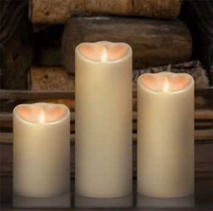 Flickering Flame Candles Battery Operated Candles