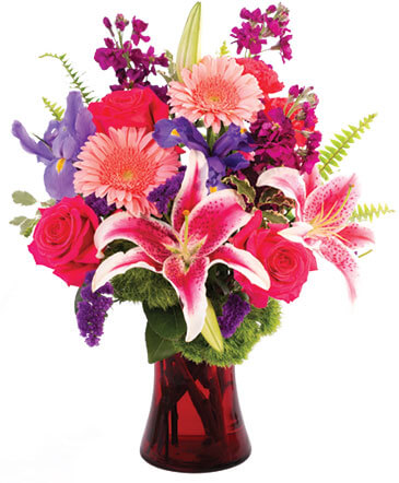 Flirty Fondness Bouquet in Middlebury, IN | Flower Basket