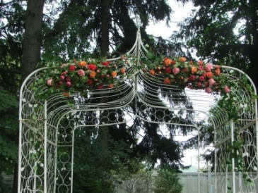 Floral Arch Piece Wedding Flowers in Herndon, PA | BITTERSWEET DESIGNS BY LORRIE