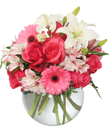 Floral Attraction Vase of Flowers in Windsor, ON | K. MICHAEL'S FLOWERS & GIFTS