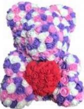 Floral Bear Foam Floral bear