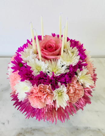 Floral Cake  Birthday