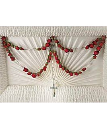 Floral Casket Rosary Floral Casket Rosary