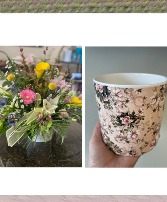Florals In  Ceramic  