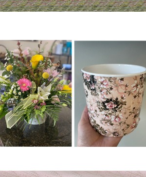 Florals In  Ceramic  