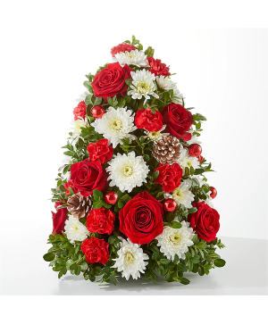 Floral Christmas Tree  