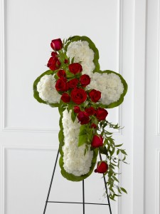 White Funeral Flower Package F-1