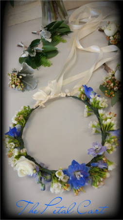 FLORAL CROWN Tie Back Floral Crown in Helena, AL | The Petal Cart FLORAL CROWN Tie Back Floral Crown in Helena, AL | The Petal Cart
