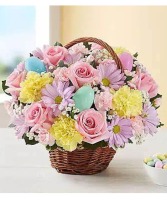 Floral Easter Basket  