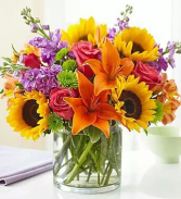 Floral Embrace All Around Vase Arrangement