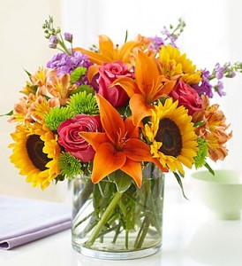 Floral Embrace Vase Arrangement