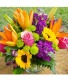  Floral Embrace with Sunflowers 