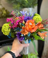 Floral Fantasy  Handheld Bouquet 