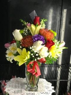 Floral Fiesta  Birthday arrangement 