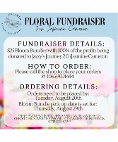 Floral Fundraiser for Jasmine Cameron 