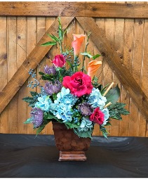 Floral Harmony Silk Arrangement