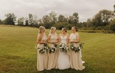 Floral Hoops Bridesmaids Bouquets