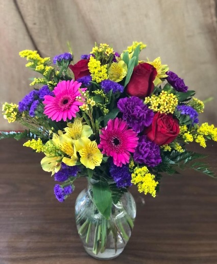 Floral Love Bouquet Fresh Vase