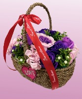 Floral Mom's Day Basket Mothers Day 