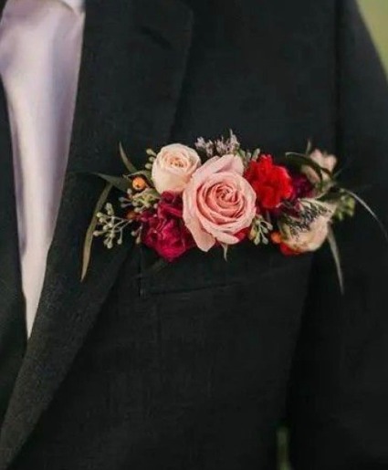 Floral Pocket Square 