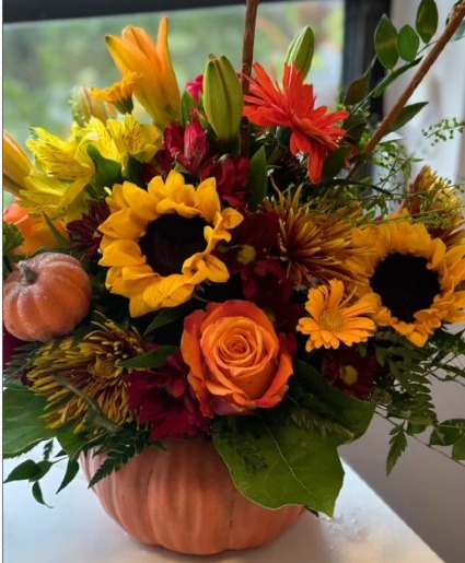 Floral pumpkin 