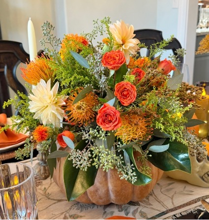 Floral Pumpkin  Floral Pumpkin