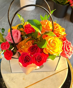 Floral Purse  Custom Floral arrangement