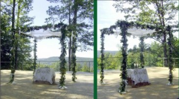 Floral Roping  Wedding Ceremony Decor in North Adams, MA | MOUNT WILLIAMS GREENHOUSES INC