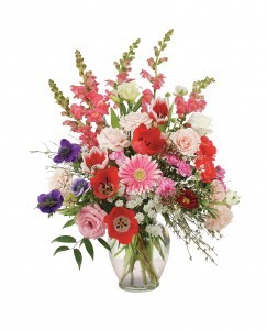 Floral Splendor BABY GIRL MIX in vase