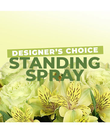 Floral Standing Spray Designer's Choice in New Braunfels, TX | WEIDNERS FLOWERS INC.