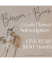 Floral Subscription  1 Year