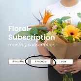 FLORAL SUBSCRIPTION - 6 MONTHS Monthly Flower Subscription 